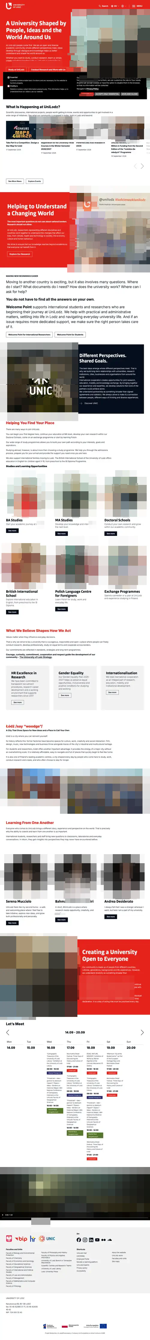 Tuition fee page — University of Lodz
