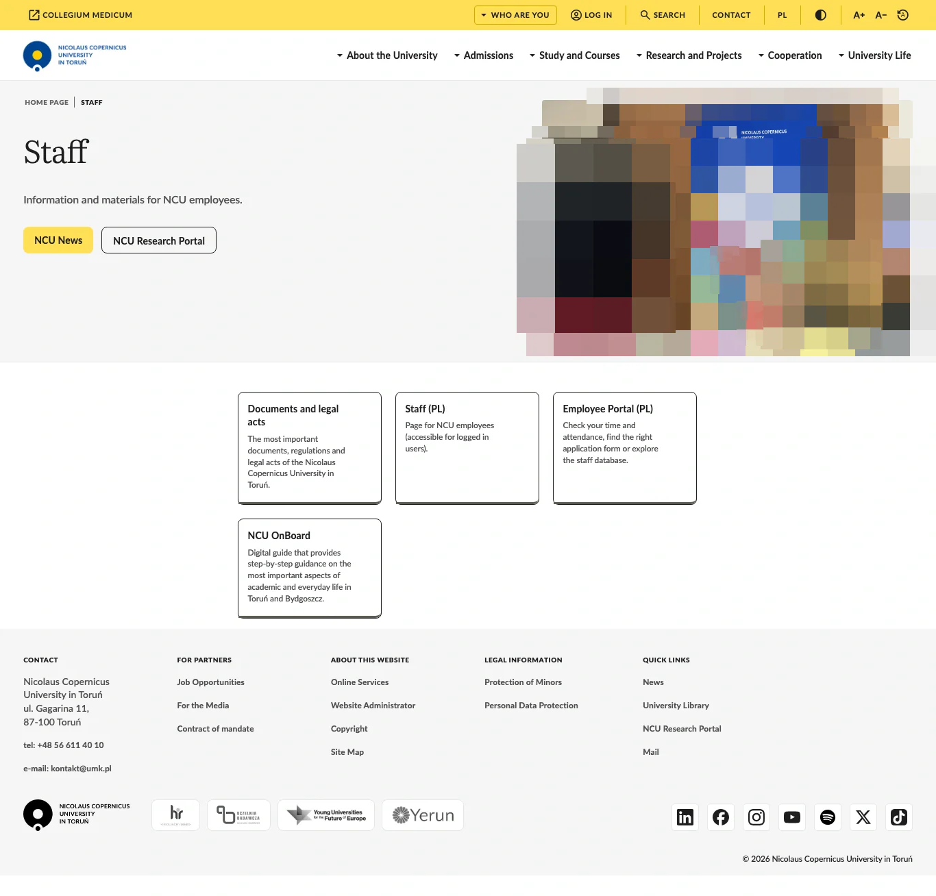 Tuition fee page — Nicolaus Copernicus University in Torun