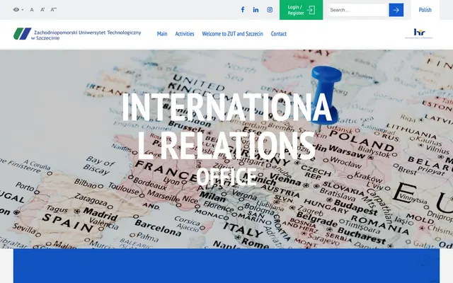 Admissions page — West Pomeranian University of Technology in Szczecin