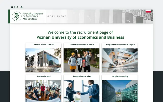 Application system — Poznan University of Economics and Business