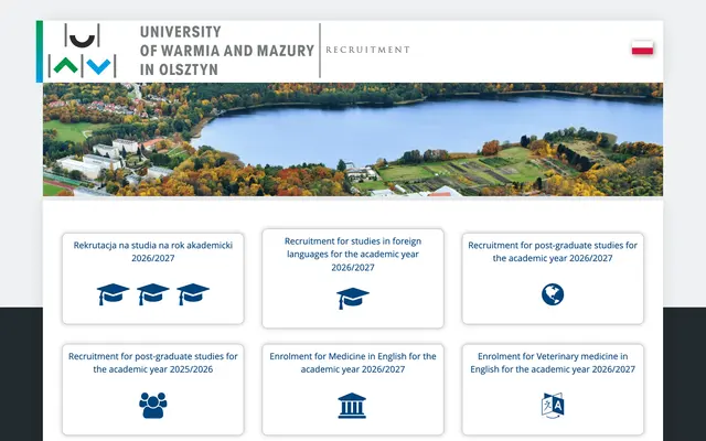 Application system — University of Warmia and Mazury in Olsztyn