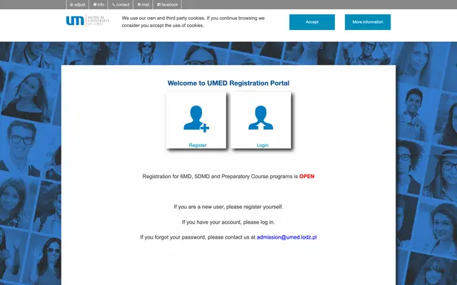 Application system — Medical University of Lodz
