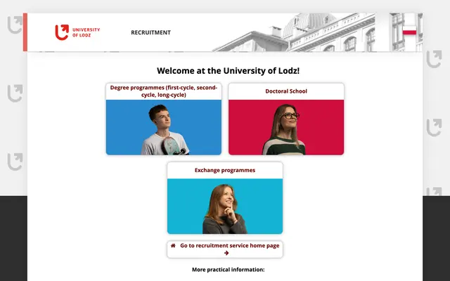 Application system — University of Lodz