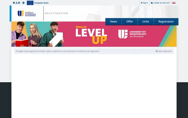 Application system — Wroclaw University of Economics and Business