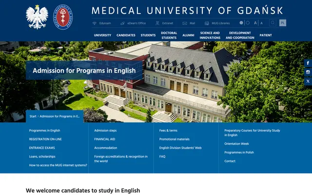 Application system — Medical University of Gdansk