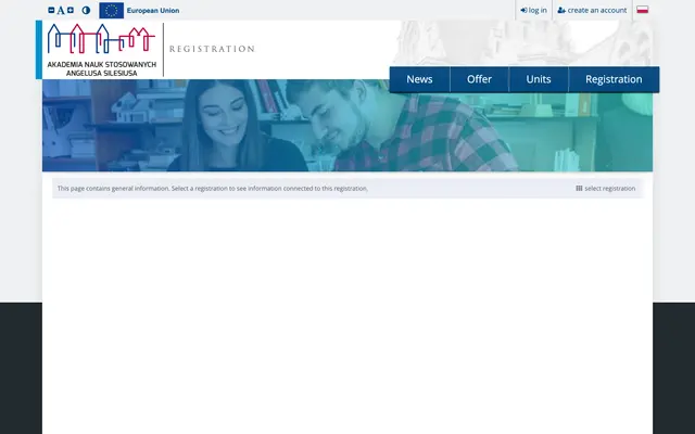 Application system — Angelus Silesius University of Applied Sciences