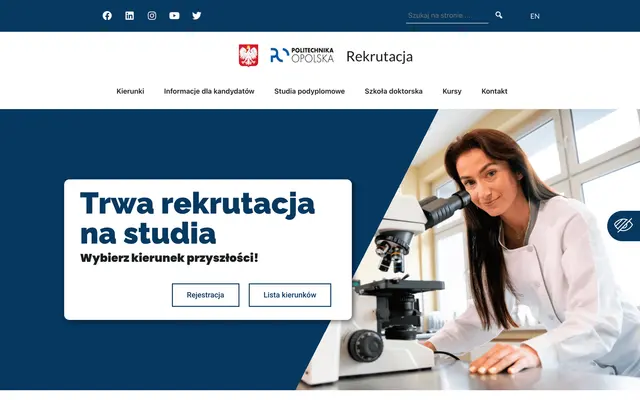 Application system — Opole University of Technology