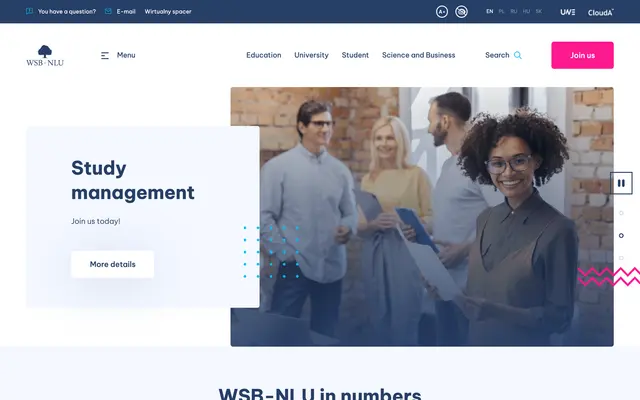 Admissions page — WSB-NLU National Louis University