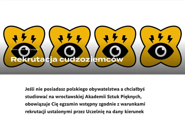 Admissions page — Eugeniusz Geppert Academy of Art and Design in Wroclaw