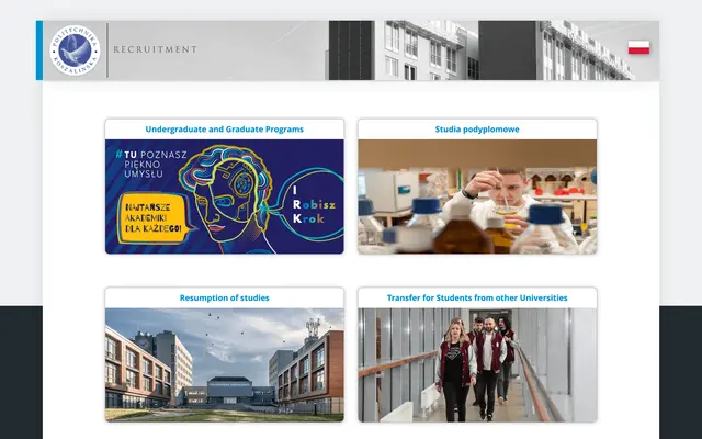 Application system — Koszalin University of Technology