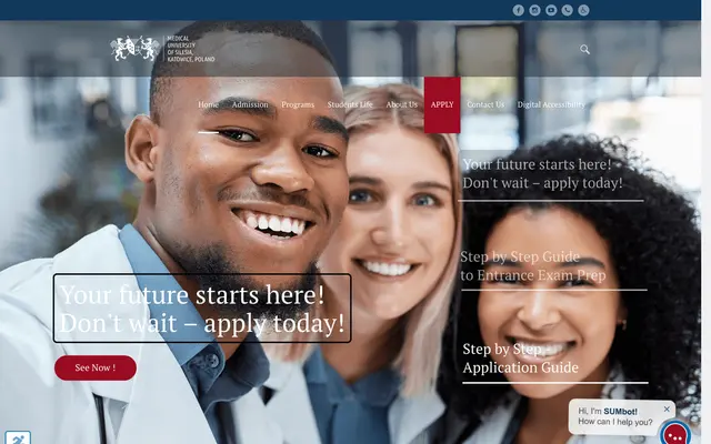 Application system — Medical University of Silesia in Katowice