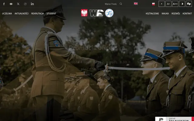 Application system — Military University of Technology