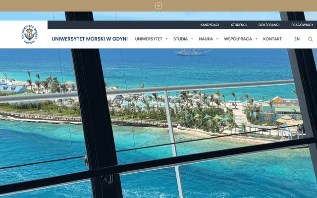 University website — Gdynia Maritime University