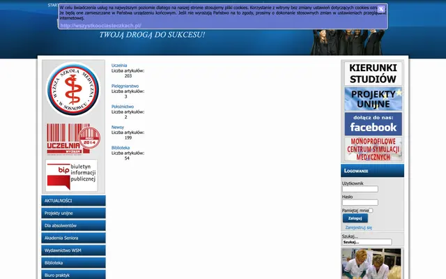 Admissions page — Medical College in Sosnowiec