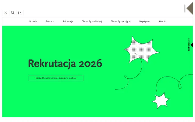 University website — Academy of Fine Arts in Katowice